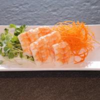 Ebi Sashimi · Five pieces. Shrimp.