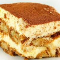 Tiramisu · Homemade - coffee-flavoured Italian dessert. It is made of ladyfingers dipped in coffee, lay...