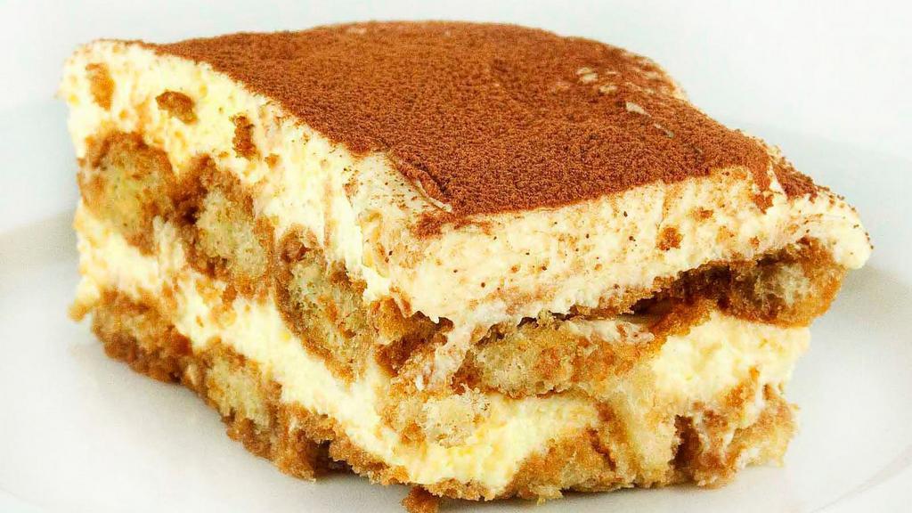 Tiramisu · Homemade - coffee-flavoured Italian dessert. It is made of ladyfingers dipped in coffee, layered with a whipped mixture of eggs, sugar, and mascarpone cheese, flavoured with cocoa.