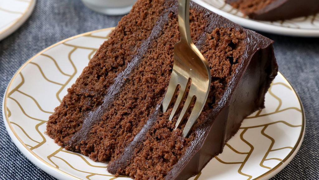 Chocolate Cake · Our homemade chocolate cake or chocolate gâteau is a cake flavored with melted chocolate, cocoa powder,