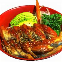 Unagi Bowl · Steam rice with unagi(frash water eel ) with avocado