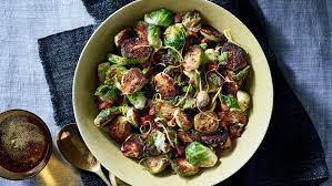 Brussel Sprouts · Deep fried briskly and drizzled with aged balsamic glaze.