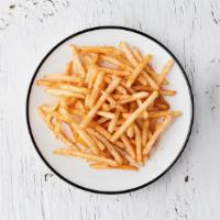 Spicy Fries · Fries with fiery ghost pepper seasoning.