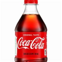 Soda · Choose between Coca cola, Diet Coca cola, Sprite, or Dr. Pepper.
