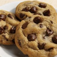 Fresh Baked Cookies  · 3 Chocolate Chip or Peanut Butter Cookies baked fresh to order