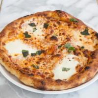 Margherita Pizza · San Marzano Tomato, Fresh Mozzarella, Torn Basil