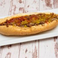 Southwestern Cheesesteak · Chunky salsa and mild green chilies.