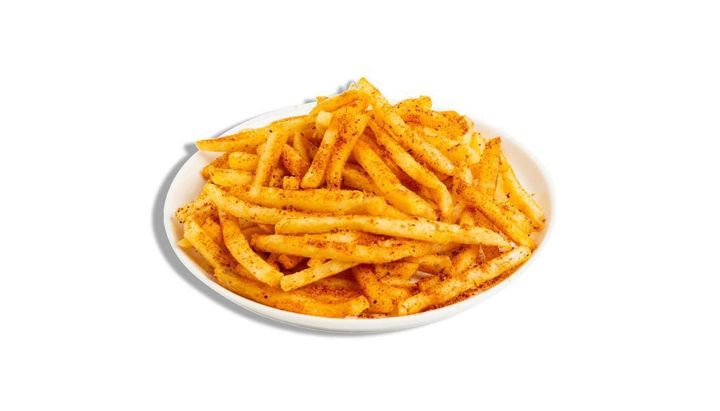 Classic Fries · Thin and crispy golden french fries dusted in kosher salt.