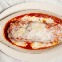 Lasagna · Choose Meat or Veggie lasagna and your choice of meat or marinara  sauce