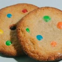 M+M'S Cookie · Freshly baked cookies + the most famous candy in the world.  'Nuff said