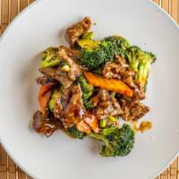 Beef With Broccoli · Served with your choice of white or brown rice.