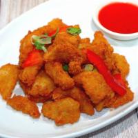 Fried Calamari · Deep fried squids served with sweet sour sauce