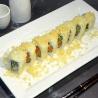 Crunchy Vegetable Roll · Vegetable tempura inside crunchy flakes out side and sweet eel sauce.