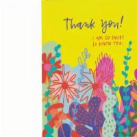 Happy To Know You Thank You Card · The front of this card is printed with 