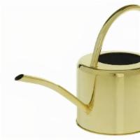 Gold Color Watering Can - Large · Approximate Outside Dimensions:
15.0
