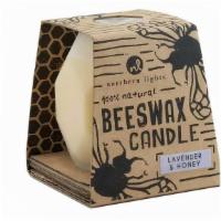Lavender & Honey - Bee Hive - Northern Lights · This bee-utiful hand-poured candle features natural beeswax from natural worker bees doing n...