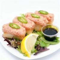 Spicy Tuna On Crispy Rice · 4pcs spicy tuna on crispy rice with serrano chili. Choice of sauce.