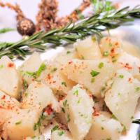 Potato Salad · Potato, parsley, olive oil, lemon juice, garlic.