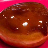 Creme Brûlée Donut · The Creme Brûlée you don't have to share!
Stuffed with our Vanilla Bean Creme and topped wit...