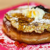 French Toast Donut · French Toast Donut made to order.
So good you will want to order 2!
Served in its own box wi...