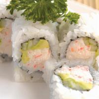 California Roll · In - imitation crab, avocado, cucumber.