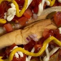 Hot Dog Familiar · 4 HOT DOGS 4 CAN SODA(AGUA FRESKA)