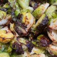 Roasted Brussels Sprouts · Vegan. Gluten Free.