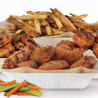 40Pc Group Pack · Choice of 40 crisp boneless wings, classic (bone-in), or a combination of boneless and bone-...