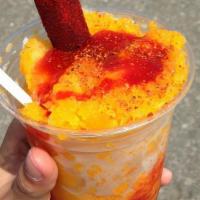 Mango Chili Lime Sorbet · Non Dairy, Non-Fat, Gluten Free