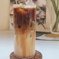 Dabang Coffee · Espresso, korean traditional coffee & espresso, milk, brown sugar syrup