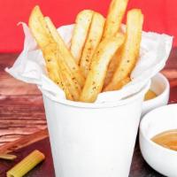 Salt & Pepper Fries · Crispy fries, sea salt, and cracked pepper