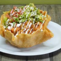 Shrimp Burrito Bowl · Grilled marinated shrimp, rice, jack cheese, salsa and lettuce choice of pinto or black bean...
