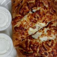 Large Calzone With Three Toppings · 