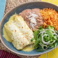 Enchilada Combo · Choose any two enchiladas or one enchilada and one taco.