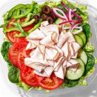 Oven Roasted Turkey  · The Oven Roasted Turkey Salad is a go-to salad choice. Our premium, thin-sliced oven roasted...