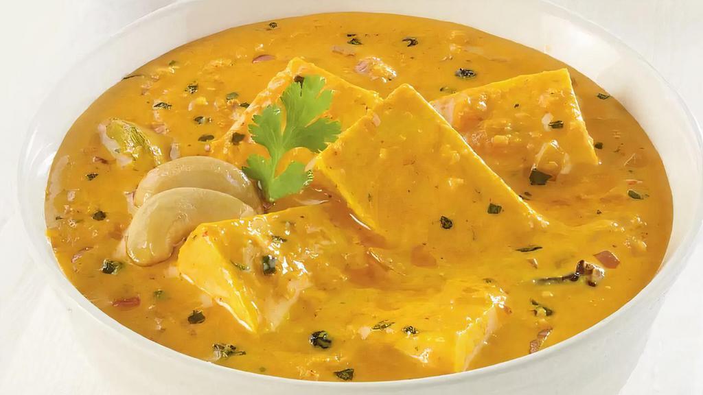 Shahi Paneer · Diced paneer cooked in exotic creamy sauce cooked with blend of spices.