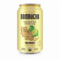 Bambucha - Thai Ginger · Ginger + Lemongrass + Kaffir Lime. Inspired by southeast Asian aromatics, Thai Ginger combin...