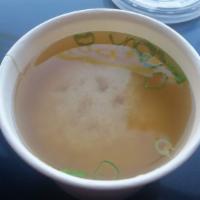 Miso Soup · Single serving bowl.