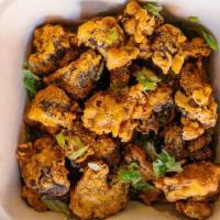 Korean Fried Pyogo Mushroom (Vegan) · Pyogo is the Korean word for shiitake mushrooms, and this dish is inspired by a popular Kore...