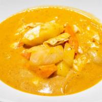 Yellow Curry · Yellow curry famous mild curry with carrot, potatoes and onion.