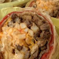 California Burrito · Carne asada, fries, guacamole, sour cream & cheese