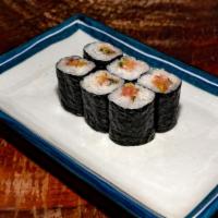 Toro Taku Roll · w/ fatty tuna, shiso, pickled daikon, scallion