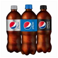 Pepsi Sodas - 20Oz Bottle · Select a delicious and refreshing Pepsi 20oz soda to complete your meal.