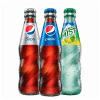 *New* Pepsi Glass Bottles - 8.45Oz · Click to add new refreshing Pepsi glass bottles to your meal.