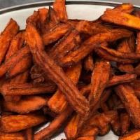 Sweet Potato Fries · A saddle ranch chop house signature dish. Lightly fried and salted, served with marshmallow ...