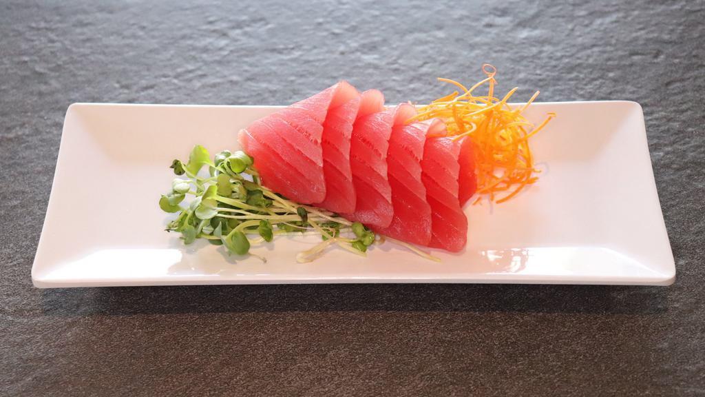 Maguro Sashimi · Five pieces. Tuna.