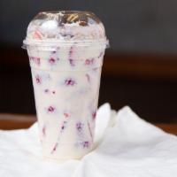 Strawberries & Cream · Fresh cut strawberries mixed with our signature sweet cream. Topped with granola raisins and...