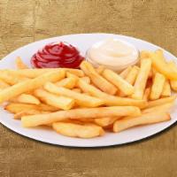 Club Fries · Classic hand-cut potatoes, fried till golden and crisp.