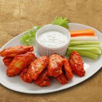 Wizard Wings (6Pcs) · 6 Bone-in traditional chicken wings in a choice of buffalo, sweet chili garlic, or our signa...