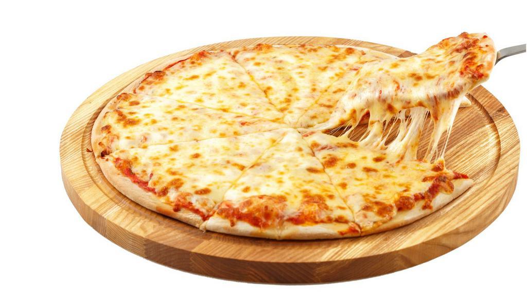 Four Cheese Pizza · Pizza with four types of delicious cheesy goodness.